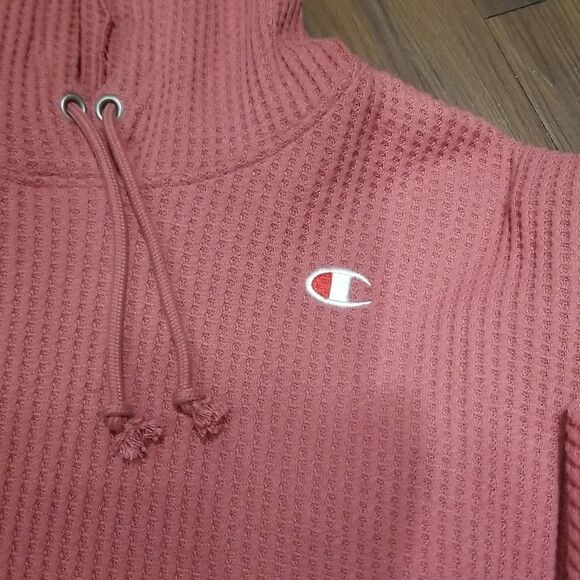 Champion Knit Hooded Sweater Women's size Medium - Picture 2 of 4